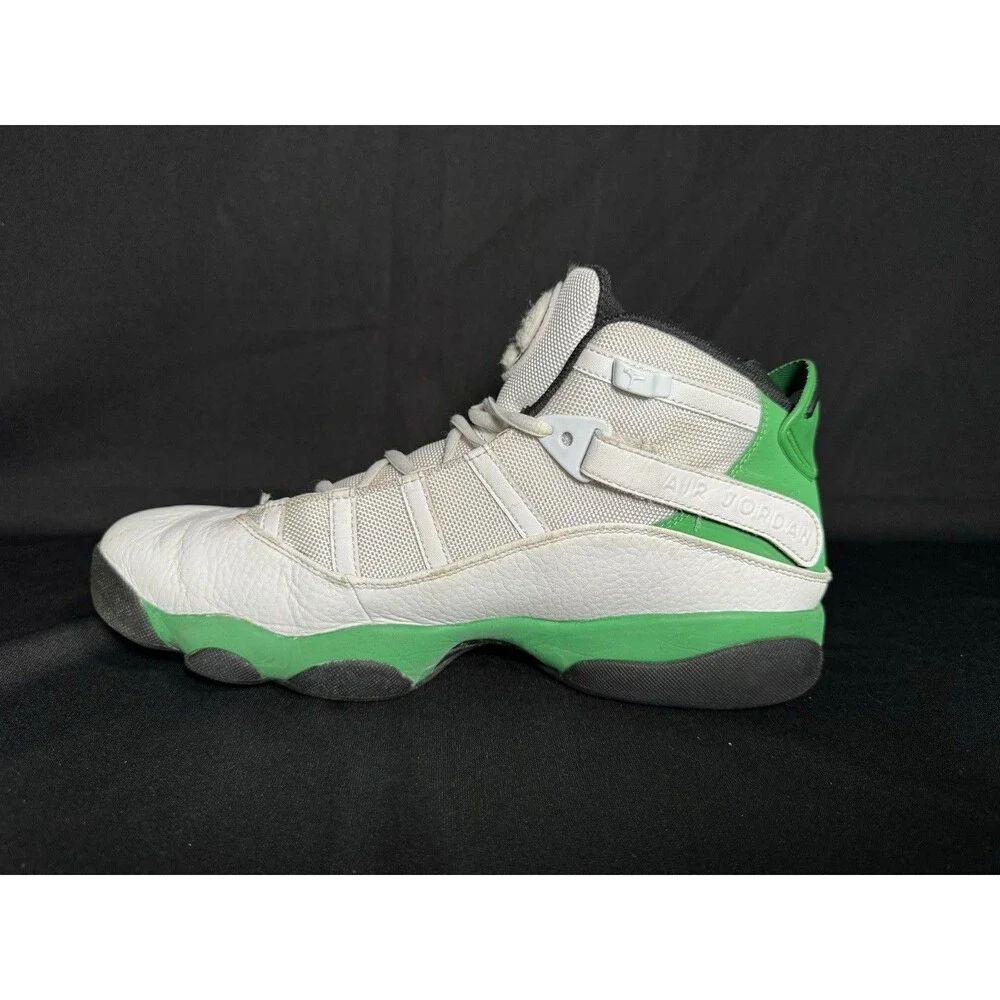 Nike Air Jordan 6 Rings White Lucky Green 322992-131 Men’s 11